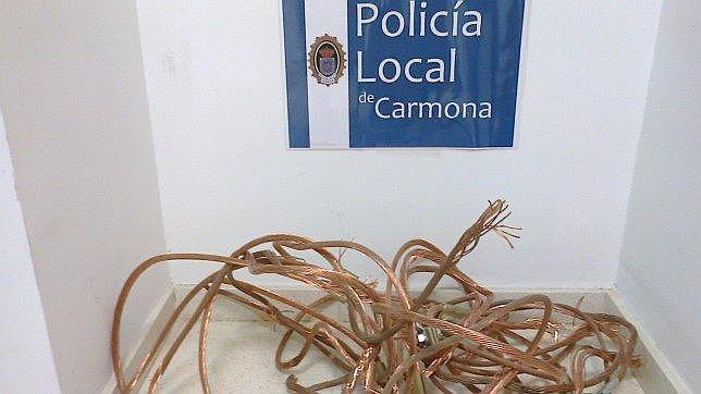 Un detenido por robar los cables de un transformador en Carmona