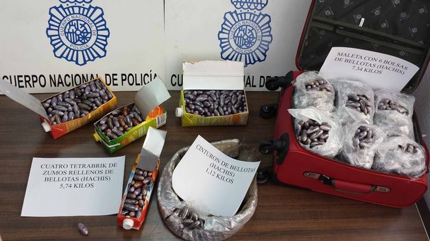 Detenidas cinco personas acusadas de transportar hachís desde Almería hasta Italia en autobuses de línea regular