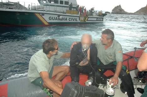 La Guardia Civil recupera el cuerpo sin vida del segundo submarinista desaparecido en Girona