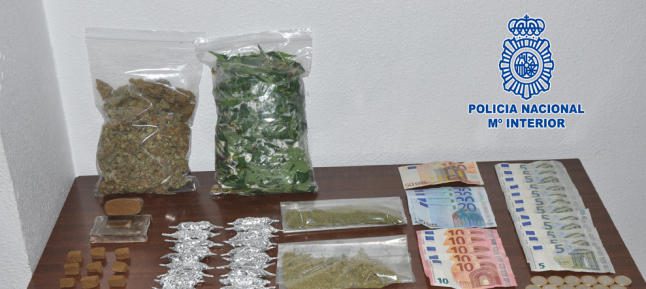 La Policía Nacional desmantela un punto de venta de droga en Alcantarilla