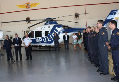 El Servicio de Medios Aéreos de la Policía Nacional cuenta ya con 57 pilotos y 26 helicópteros